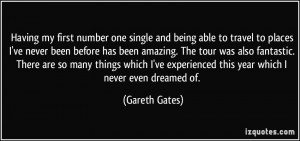 More Gareth Gates Quotes