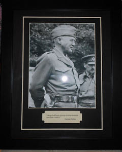 Details about General George Patton World War 2 famous Quote and Photo ...