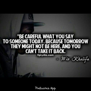 Think before you speak