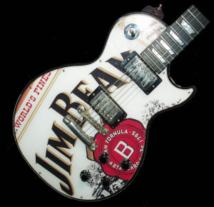 Jim Beam Guitar Image