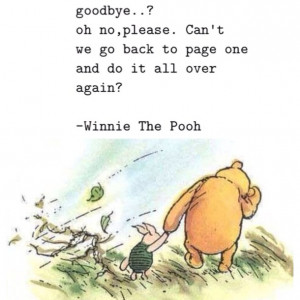 goodbye, love, quote, winnie the pooh