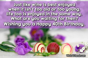 ... birthday #40th birthday invitation #40th birthday wish for best friend