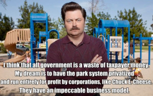 Ron Swanson’s 12 wisest quotes about the government [PHOTOS]
