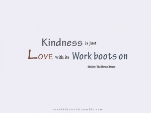 ... Tumblr - ronalddietrich: Kindness is just love with its work boots