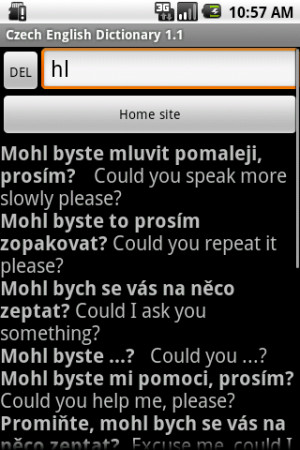 English Czech phrases dictionary – česko anglický slovník frází ...