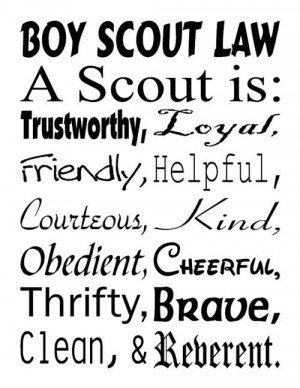 Boy scout law