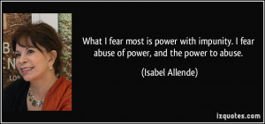 Abuse Of Power Quotes