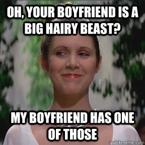 Disney Princess Leia - oh your boyfriend is a big hairy beast my ...