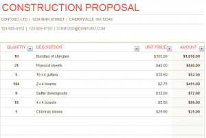 Excel Quote Templates