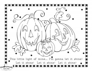 pumpkin coloring sheet