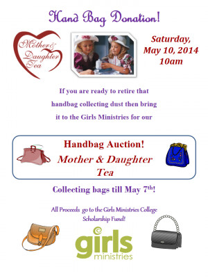 Mother And Daughter Tea Flyer