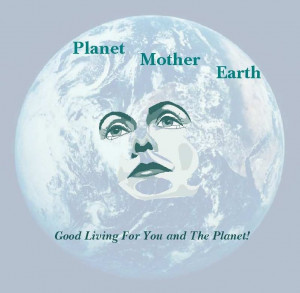 Mother Earth Designs Planet mother earth logo