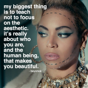 We Love When Beyonce Talks About Inner Beauty