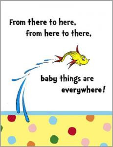 Dr. Seuss Baby Seuss Invitations