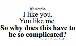... relationship #complicated #crush #like #truelove #text #BlackandWhite