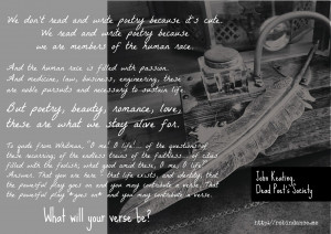 Seconds Quotes John keating quote - image