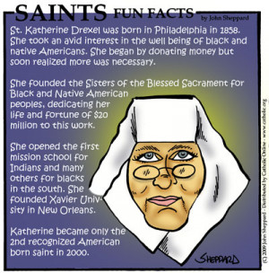 Saints Fun Facts for St. Katharine Drexel