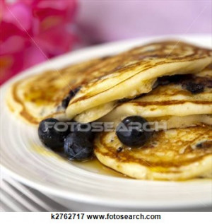 Blueberry Pancakes Clipart...