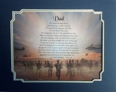 army poems for dad | Army Dad Poem Birthday Christmas Father's Day ...