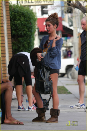 caption] Shenae Grimes Caught in Heated Discussion After Bikram Class