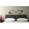 ... Love Infinity Symbol Wall Vinyl Decal Quote Art Saying Flower Stencil