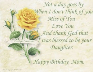 happy birthday to mother in heaven quotes | That Fallen' Angel: Happy ...