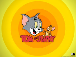 Tom & Jerry cartoon desktop hd wallpaper geel