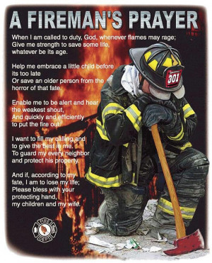 The Fireman's Prayer