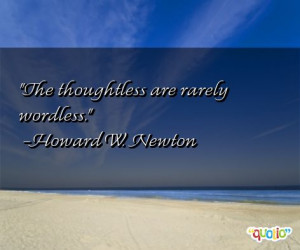 Thoughtless Quotes