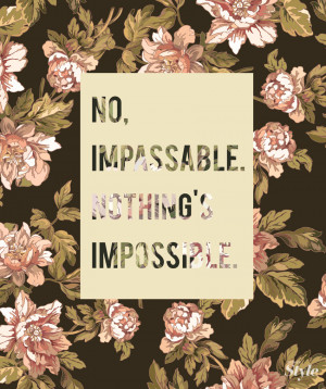 Nothing's Impossible from Alice in Wonderland