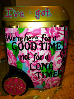 ... Coolers Quotes, Painting Sorority Coolers, Rose Pattern, Country