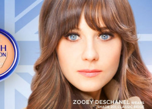 Too Much Photoshop on Zooey Deschanel for Rimmel London