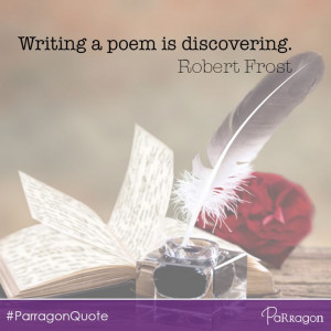 Writing a poem is discovering