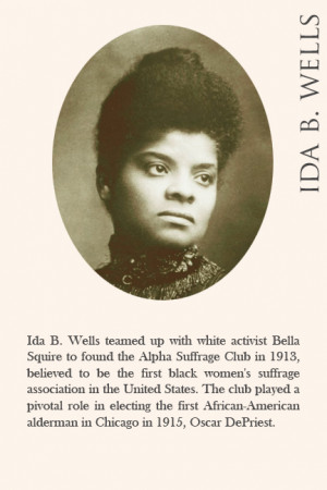 Ida B. Wells #suffrage #women's suffrage #Chicago #election #women's ...
