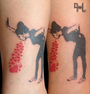 the red banksy tattoo quotes christina perri karma tattoo banksy quote ...