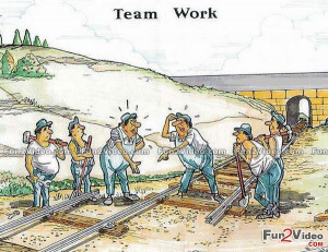 Funny Teamwork Joke Cartoon Which is very Humorous & This Team Work ...