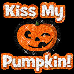 Myspace Graphics > Halloween > kiss my pumpkin Graphic