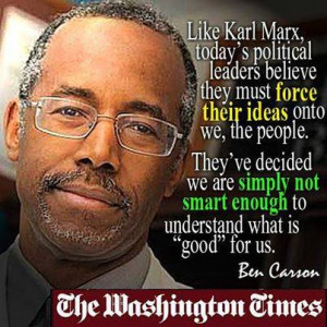 The one and only reason Ben Carson is receiving such notoriety is that ...