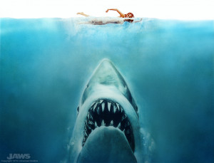 Download Shark Movies wallpaper, 'Jaws Wallpaper'.