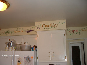 KITCHEN WALL MURALS BY COLETTE - KITCHEN MURALS - BORDERS