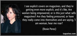More Rosie Perez Quotes