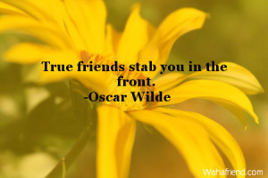 Friends Stabbing You Back Quotes