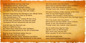 Mormons Are Ing Poem