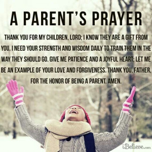 Parent's Prayer