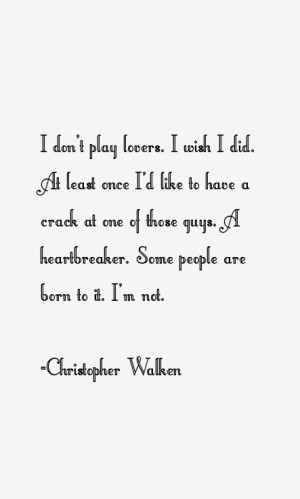 Christopher Walken Quotes & Sayings