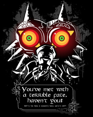 ... slowly becoming one of the famous quotes of the Zelda series! #Majora