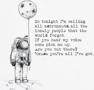 not for the simple plan lyrics. only for astronauts. #brandnew
