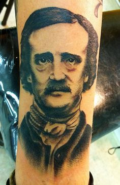 Edgar Allan Poe Portrait Tattoo Body Art More