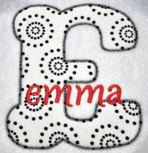 The Name Emma In Bubble Letters