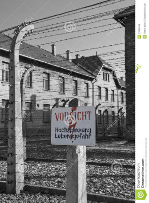 Auschwitz Nazi Concentration Camp - Poland Editorial Photo
